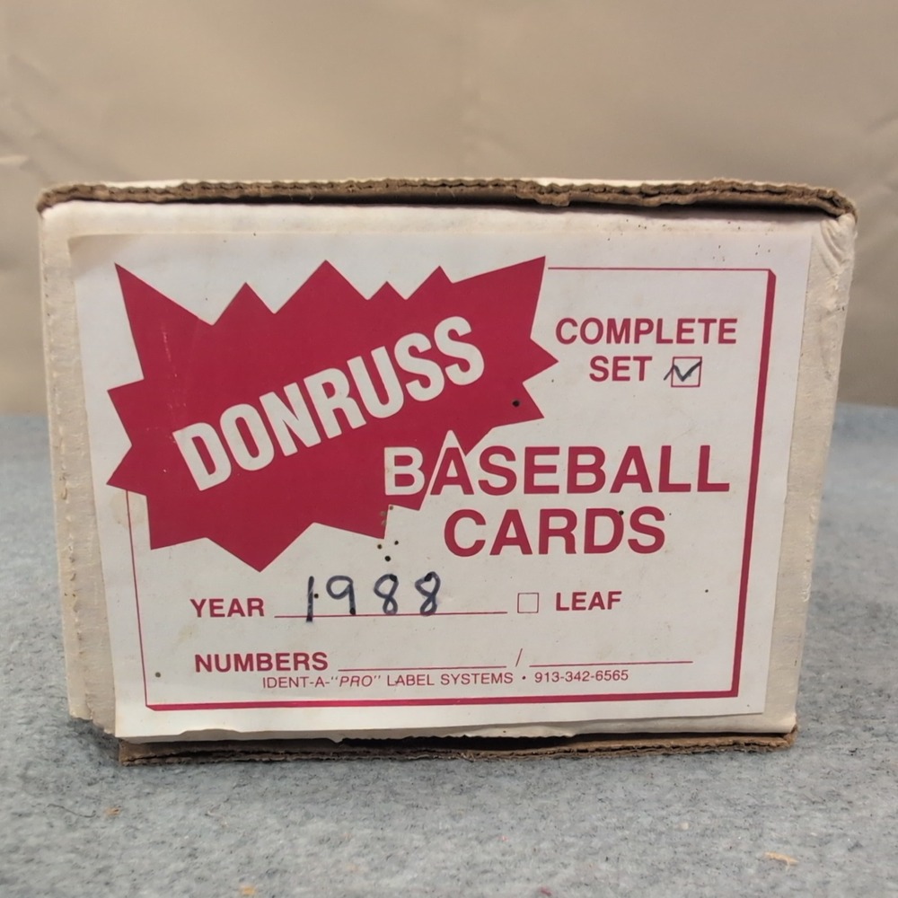 1988 Donruss Baseball Cards Complete Set 1-660 with Stan Musial Puzzle Pieces - Picture 1 of 3